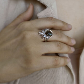 Серафинит кольцо <br>04-4-09