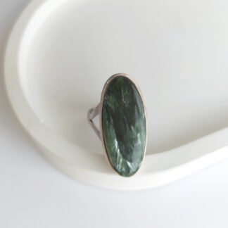 Серафинит кольцо <br>04-4-12